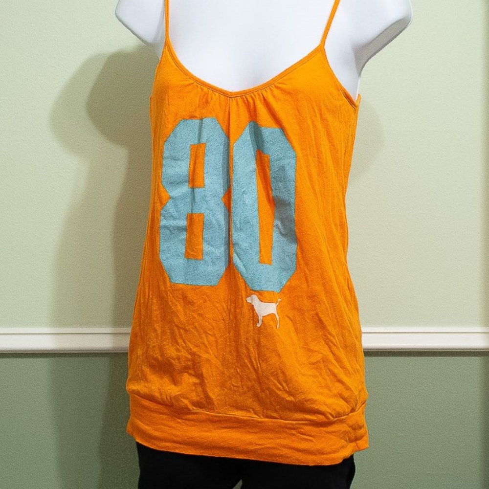 XS PINK adjustable tank top with built in bralette